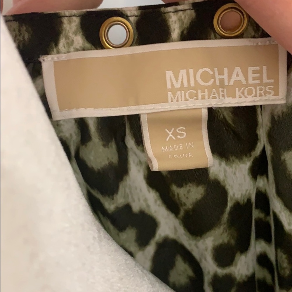 Michael Kors Leopard Print Blouse - Picture 5 of 6